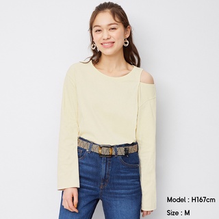 Áo kiểu GU Nữ hở vai ❤️ (GU Nhật Chính Hãng)