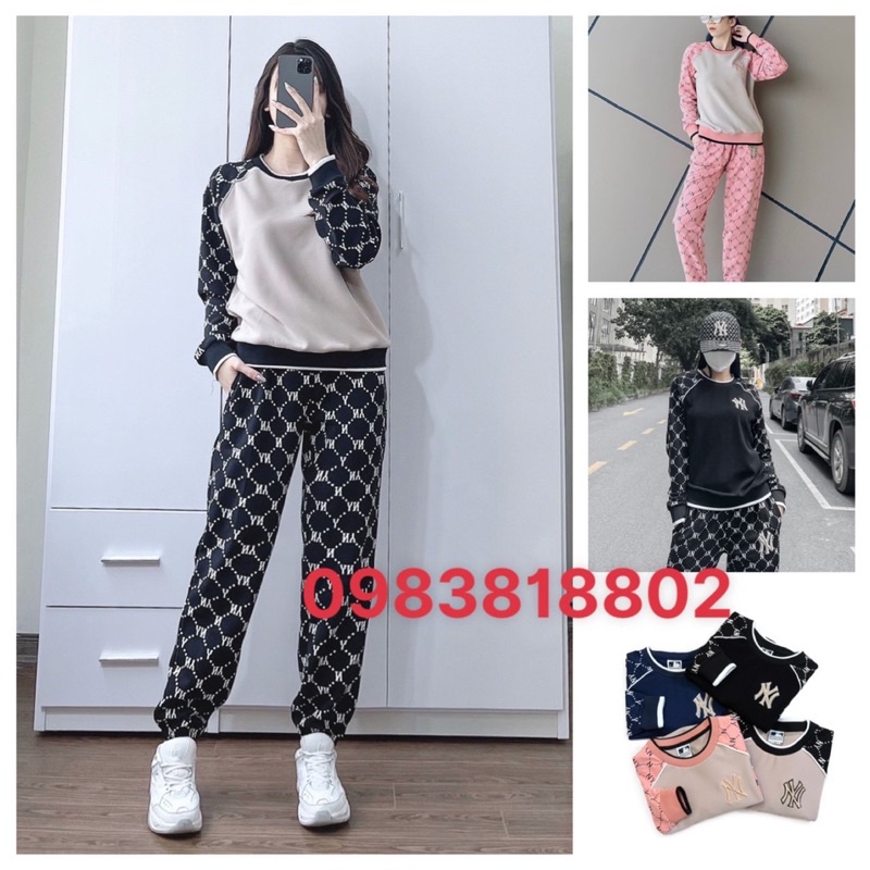 Bộ thể thao NY hàng thu đông FULL TAG cam kết chất siêu đẹp