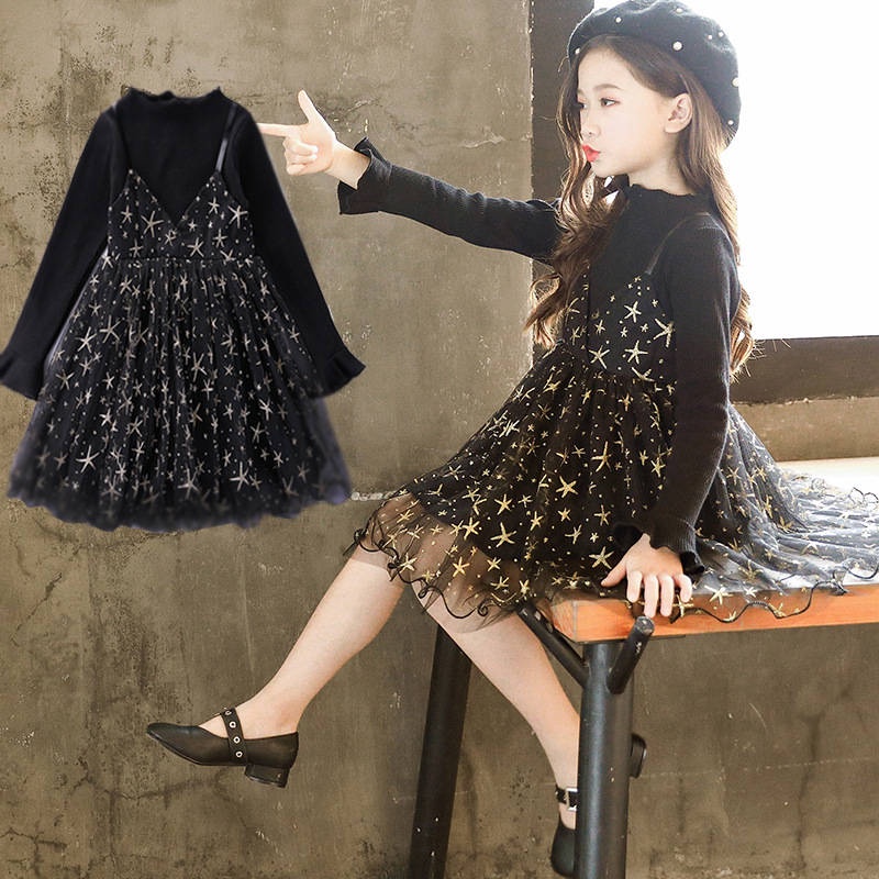 Đầm Nhung Công Chúa Thiết Kế Mới Thời Trang Mùa Thu Đông Dành Cho Bé Gái