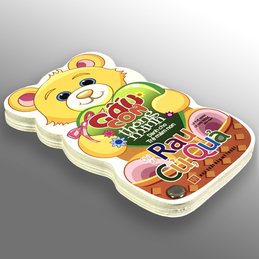 Sách: Gấu Con Thông Minh - Rau Củ Quả - TSMN