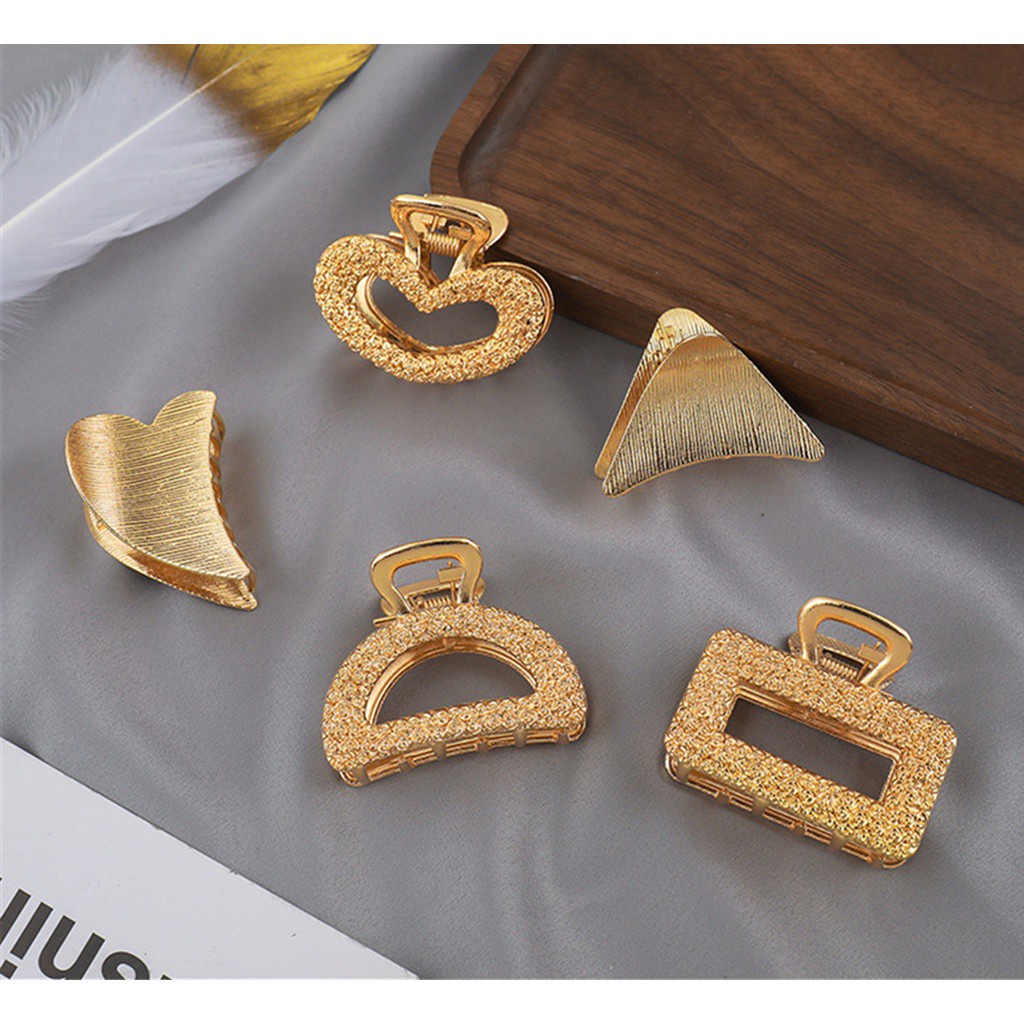 Kẹp Tóc Nơ Kim Loại Thời Trang Xinh Xắn Cho Nữ