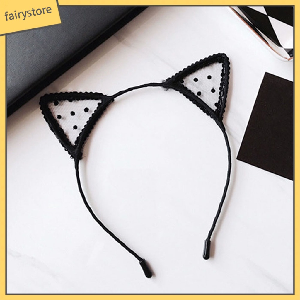 Cài tóc tai mèo dễ thương cho nữ