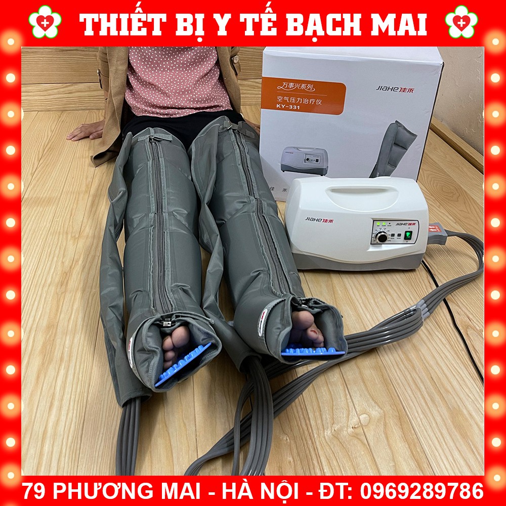Máy Massage Điều Trị Suy Giãn Tĩnh Mạch Chân Jiahe - Máy Nén Ép Trị Liệu Hỗ Trợ Điều Trị Tĩnh Mạch Chân