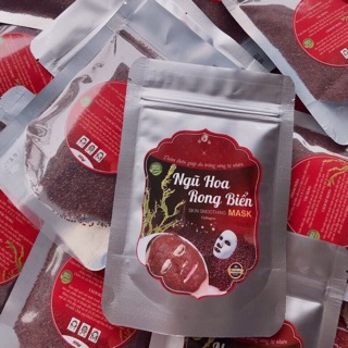 [Loại VIP] Mặt Nạ ngũ hoa hạt rong biển/ hạt đình lịch 100g