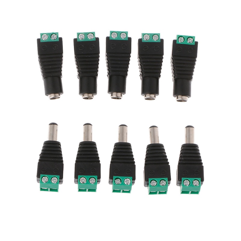 5 Cặp đầu nối 2.1x5.5mm DC dành cho CCTV