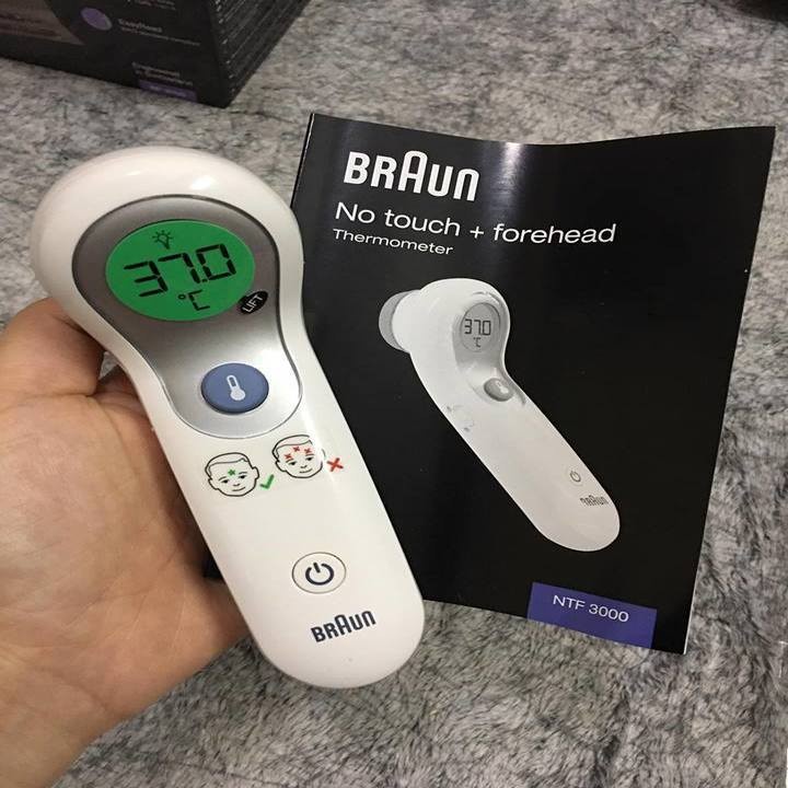 Nhiệt kế điện tử, đo Trán Braun NTF3000 - Hàng New