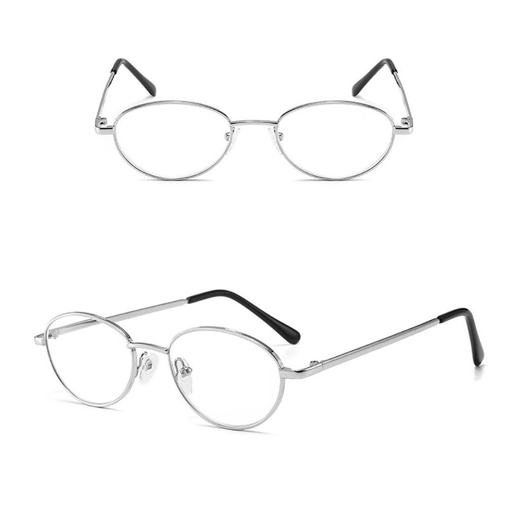 Kính Đọc Sách Gọng Kim Loại Tròn Chống Bức Xạ Chống Bức Xạ Thời Trang Cho Nam Và Nữ