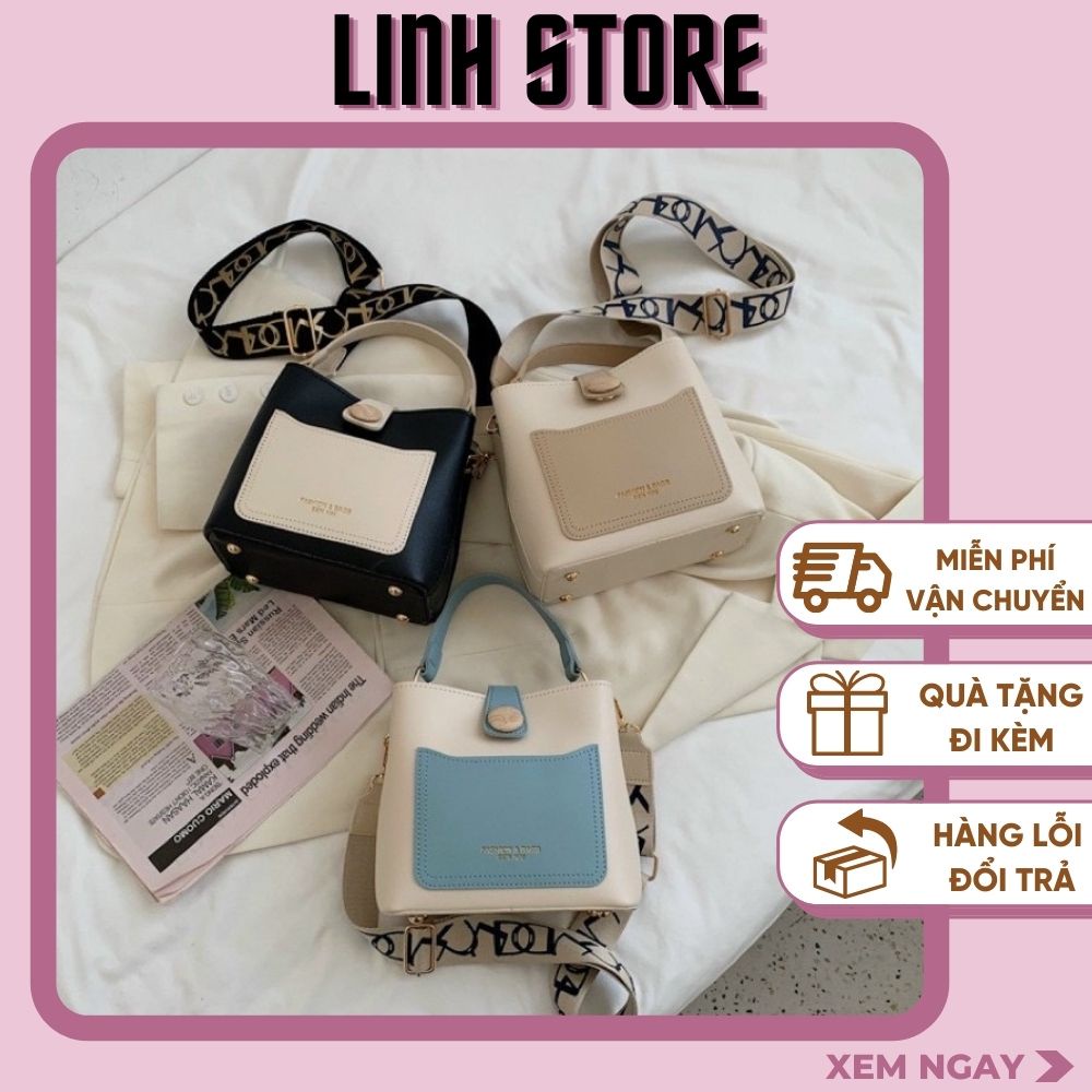 Túi Xách Nữ Đeo Vai Linh Store Túi Đeo Chéo Da NHiều MàuThời Trang Hàn Quốc Cá Tính - LS24