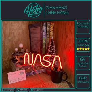 Đèn Led Neon Trang Trí Phòng Chữ NASA