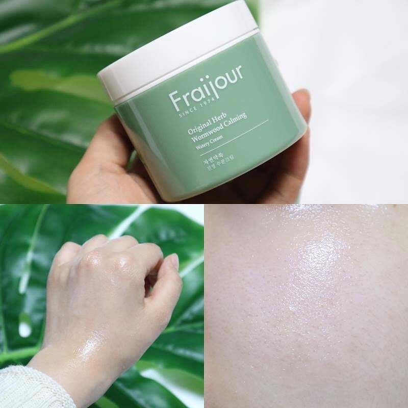 Kem Dưỡng Chiết Suất Từ Thảo Mộc Fraijour Original Herb Wormwood Calming Watery Cream 100ml
