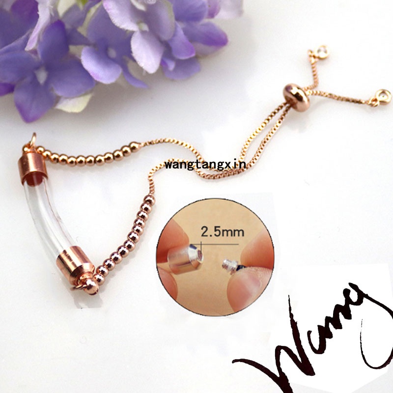 Nắp Thủy Tinh Có Thể Mở Khuỷu Tay Màu Vàng Dạng Vòng Tay Chai Nước Hoa Lanugo