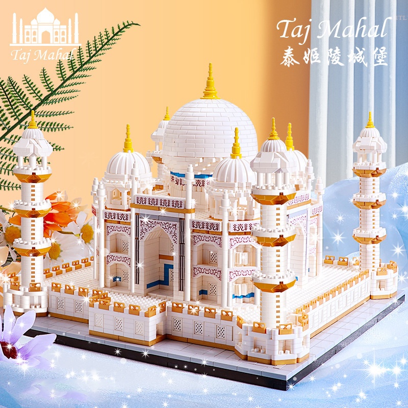 Bộ Đồ Chơi Lắp Ráp LEGO Lâu Đài Taj Mahal 3D Độc Đáo Thú Vị Dành Cho Người Lớn