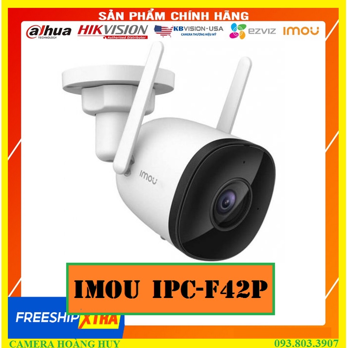 Camera imou F22P 1080P / F42P 4MP 2K - ip WiFi ngoài trời  - HÌNH ẢNH NÉT - ĐẸP - MỚI 2021