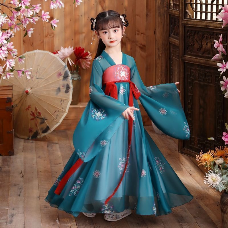 Bộ Đồ Hóa Trang Phong Cách Trung Hoa Cổ Đại Dành Cho Bé Gái
