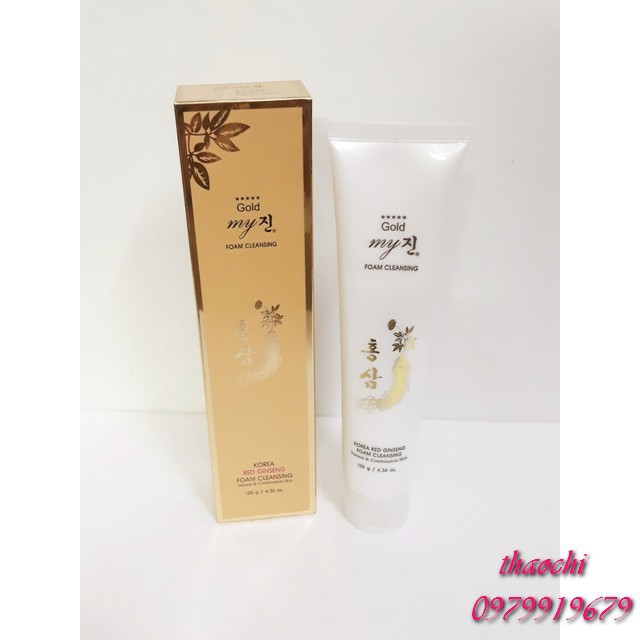Sữa Rửa Mặt Hồng Sâm Vàng My Gold Hàn Quốc🌼FREESHIP🌼 Giữ Ẩm Tốt Cho Da, Duy Trì Sự Đàn Hồi Cho Làn Da