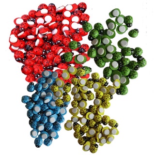 bọ rùa mini nhiều màu trang trí tiểu cảnh (10 con)