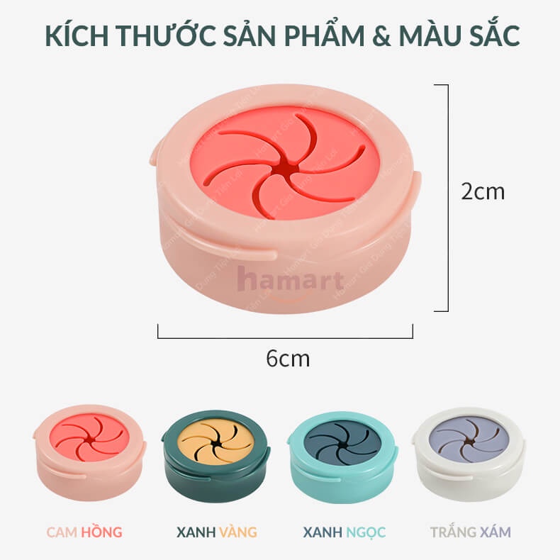 Móc Treo Khăn Nhà Tắm Hamart Móc Tròn Nhựa ABS Decor Dán Tường Treo Đồ Đa Năng Tiện Lợi
