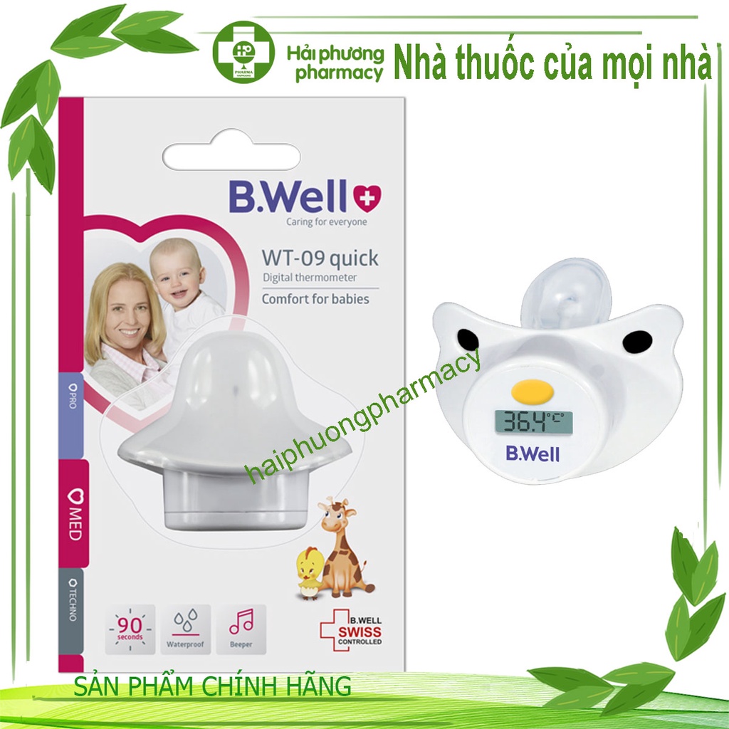 Nhiệt kế điện tử B.Well Swiss WT-09 quick (núm vú)