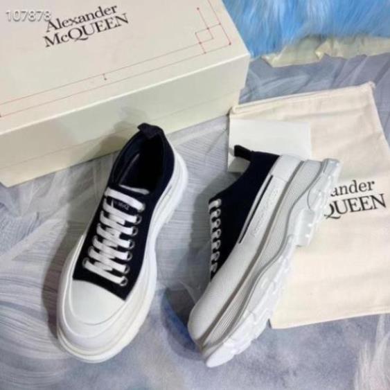 𝙂𝙞à𝙮 𝙈𝘾 𝙌𝙪𝙚𝙚𝙣 ⚡️𝐅𝐑𝐄𝐄 𝐒𝐇𝐈𝐏⚡️ Giày Sneaker MCQ Trấn Thành đen đế trắng nâng đế 5cm siêu đẹp nam nữ