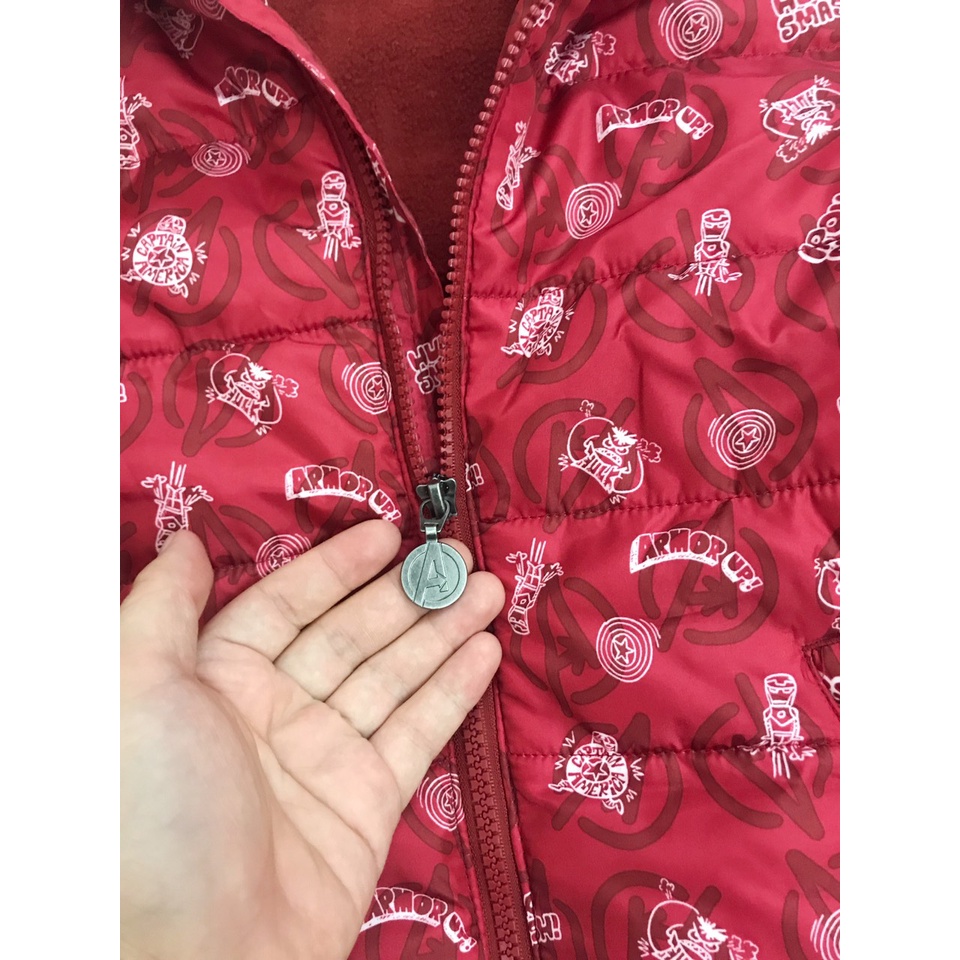 Áo khoác phao siêu nhẹ Ironman cho bé ADN015