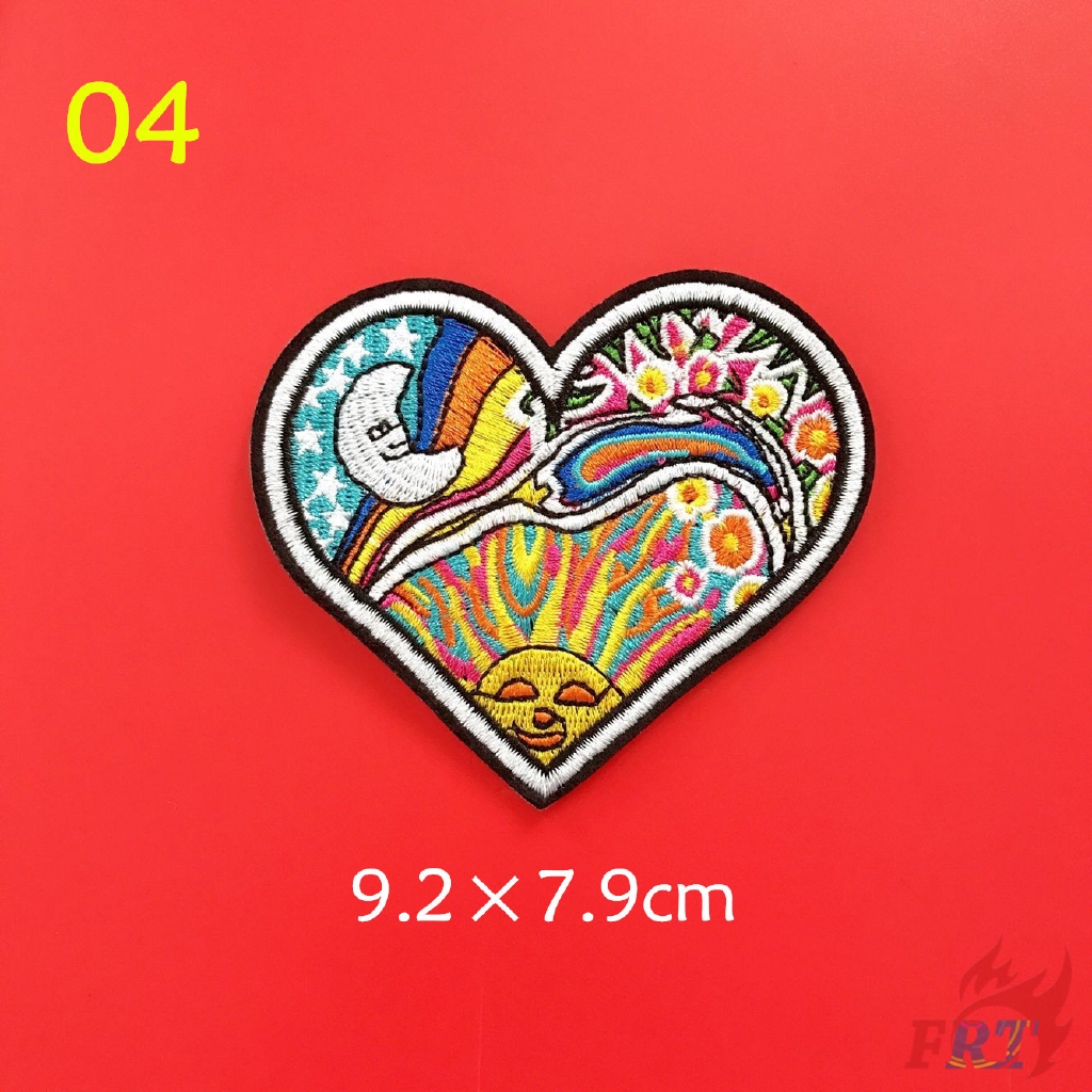 ☸ VSCO - Graffiti Rainbow Patch ☸ 1Pc Diy Sew on Iron on Badges Patches