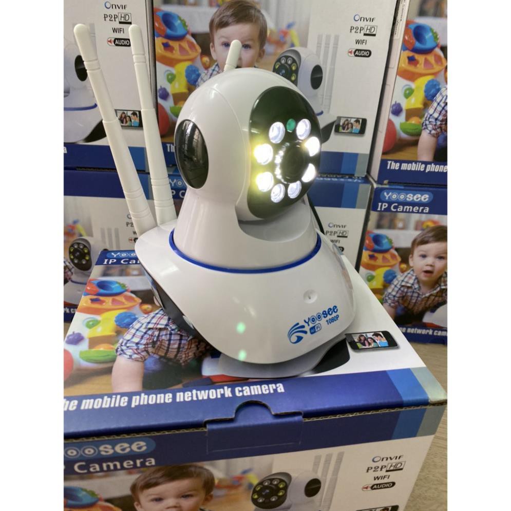 Camera IP Yoosee Tiếng Việt 3 Râu 2.0, Full HD 1080P Kèm Thẻ Nhớ Yoosee  64GB, Đàm thoại , Camera Yoosee Wifi | BigBuy360 - bigbuy360.vn