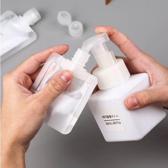 Túi chiết mỹ phẩm, túi chiết mỹ phẩm du lịch 30ml 50ml 100ml A7 Sammi beauty