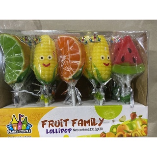 vỉ 30 que kẹo mút nhiều hình