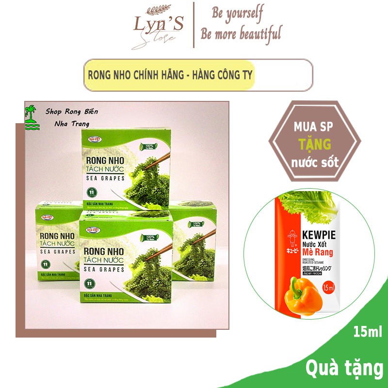 Rong nho 📛 𝑭𝑹𝑬𝑬𝑺𝑯𝑰𝑷 📛 rong nho tươi, sản phẩm chính hãng Sea Việt - hộp 220g/11 gói nhỏ | BigBuy360 - bigbuy360.vn
