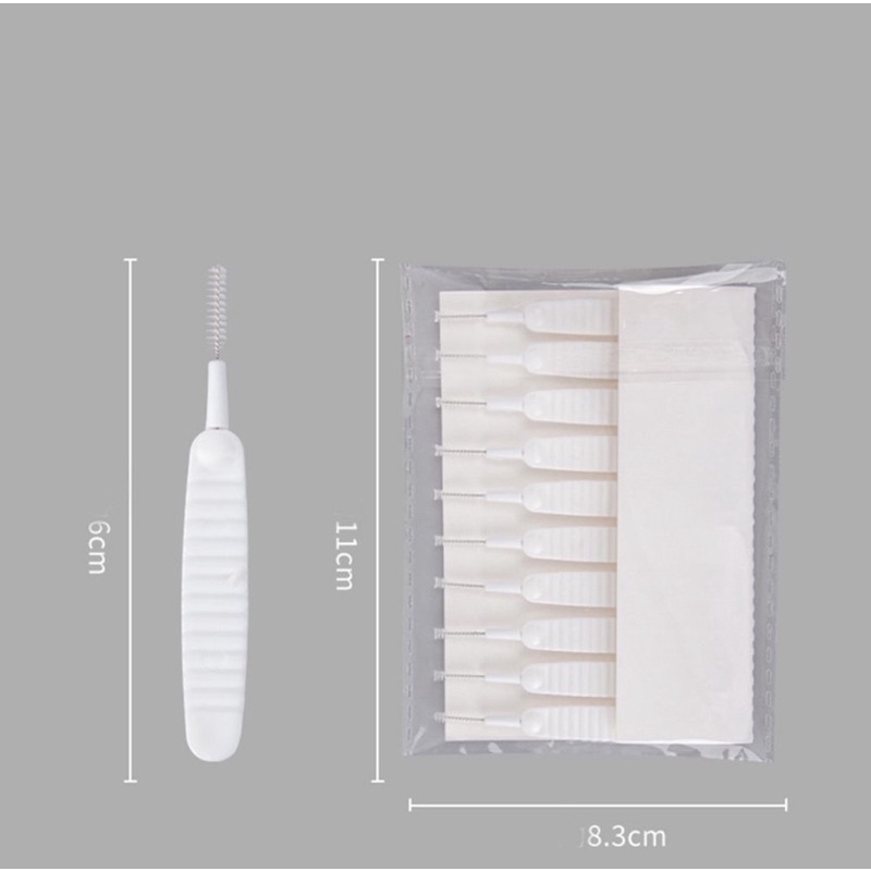 Set 10 cọ vệ sinh lỗ tai nghe, lỗ vòi hoa sen chống nghẹt tiện dụng