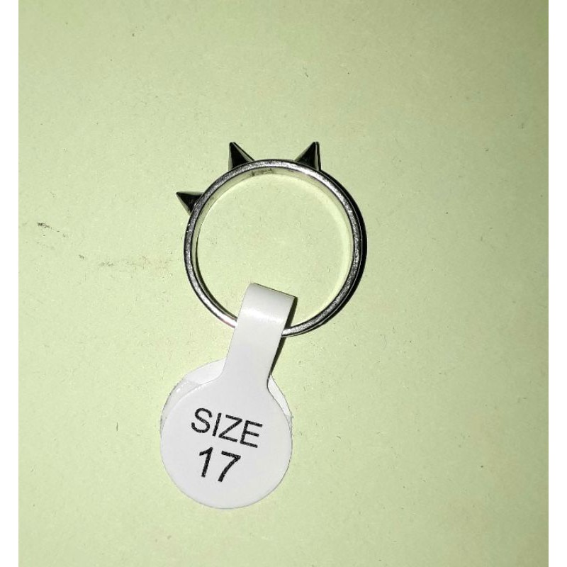 Một chiếc nhẫn đinh bằng thép không gỉ rất đẹp