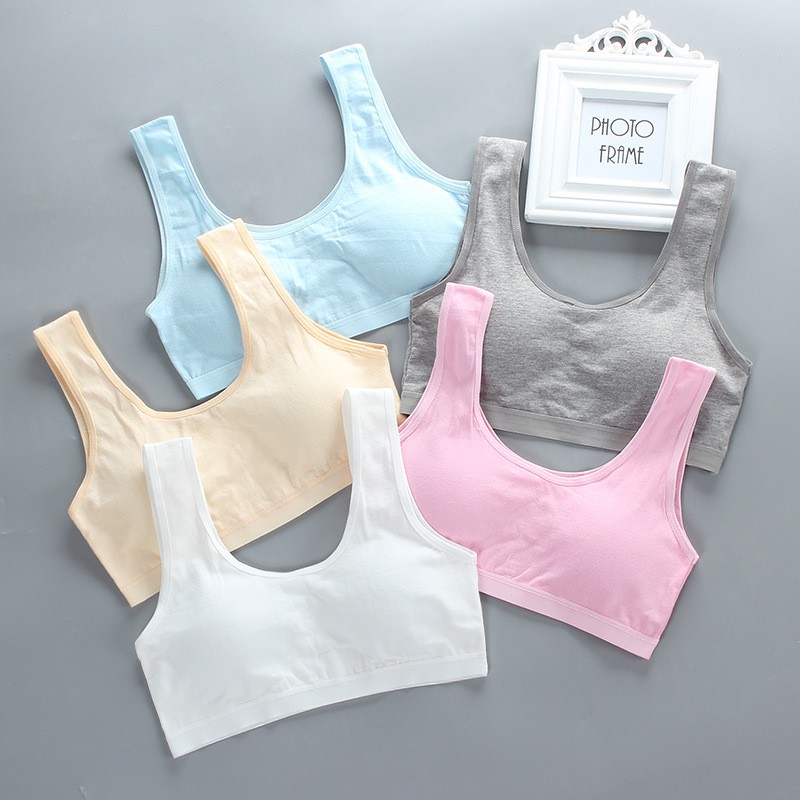 Áo lá học sinh hai lớp mút mỏng - Bra HM6009