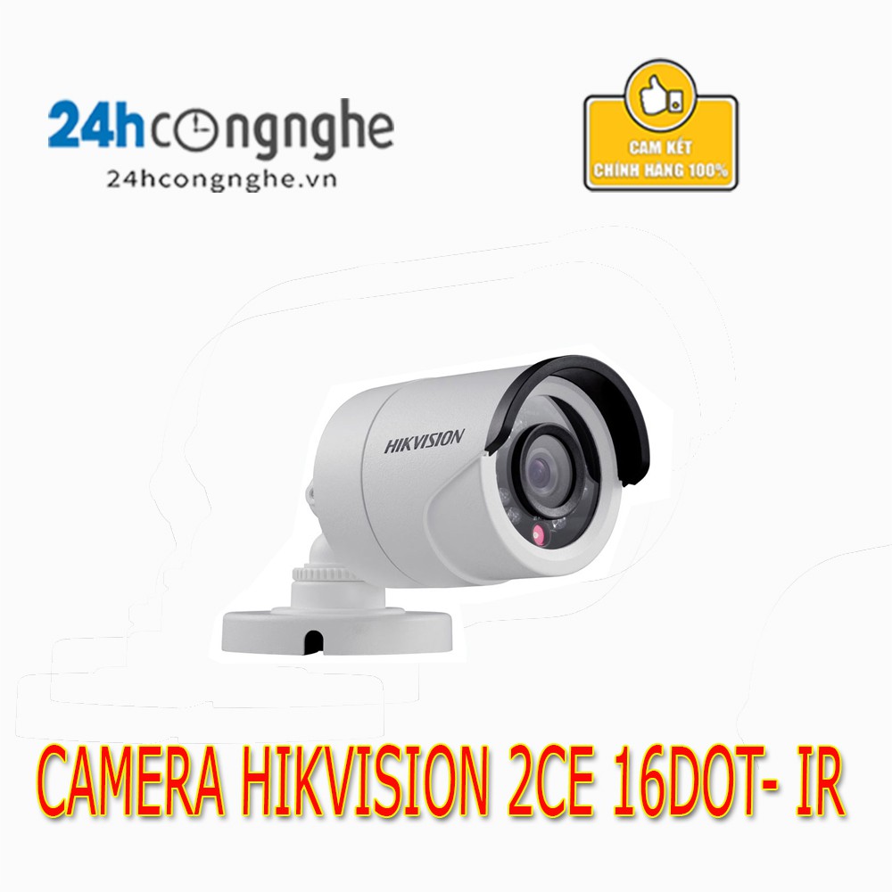 CAMERA HIKVISION DS-2CE16D0T-IR( Thân, 2.0Mpx., vỏ kim loại)