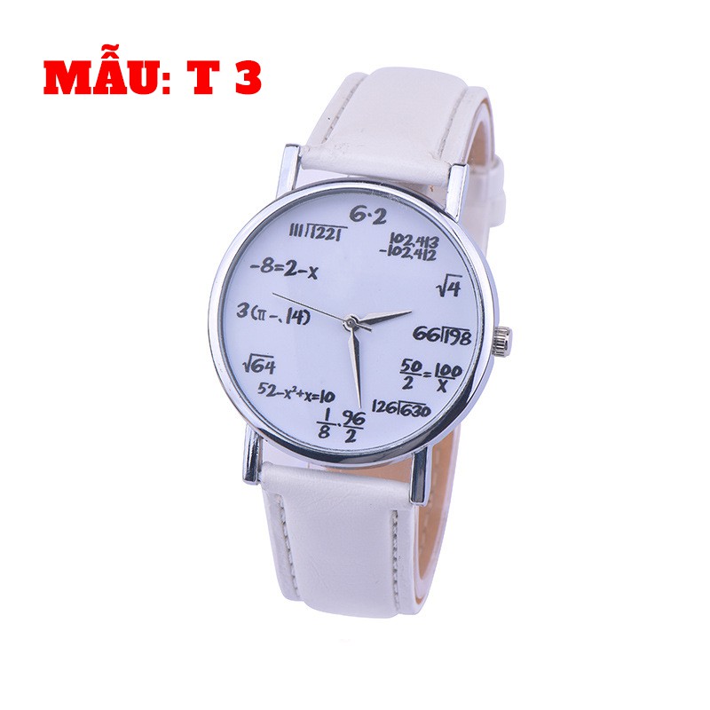 Đồng Hồ Toán Học + Nam + No brand