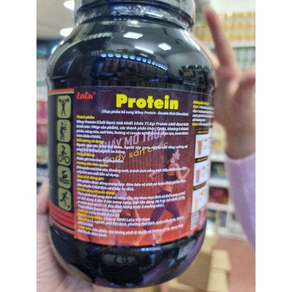 Sữa LACU tăng cơ cho người tập GYM titan 100% whey protein 1kg