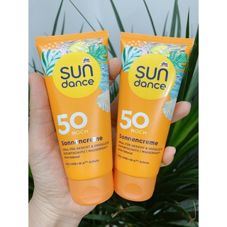 KEM CHỐNG NẮNG SUNDANCE 100m và xịt body 200ml - dùng cho mặt, cổ và phần ngực trên
