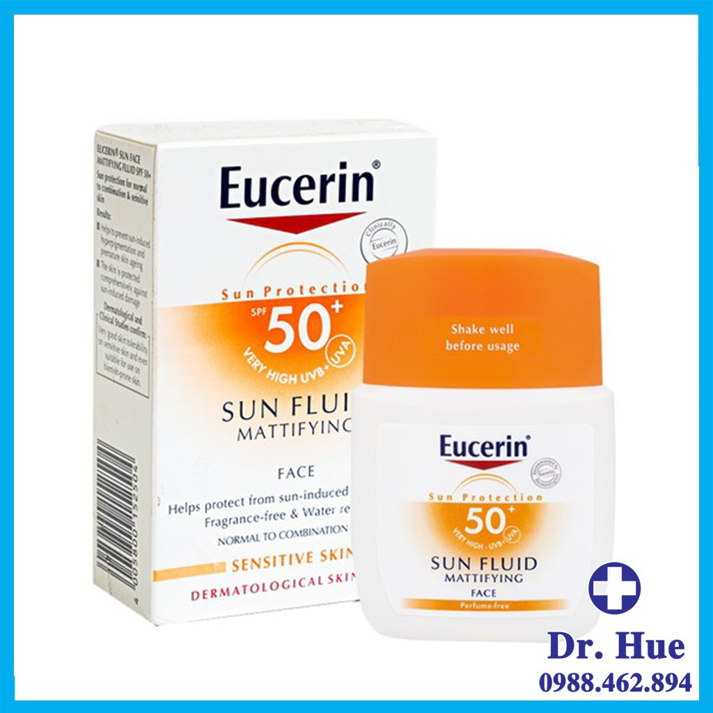 Kem Chống Nắng Eucerin Sun Fluid Mattifying SPF 50+