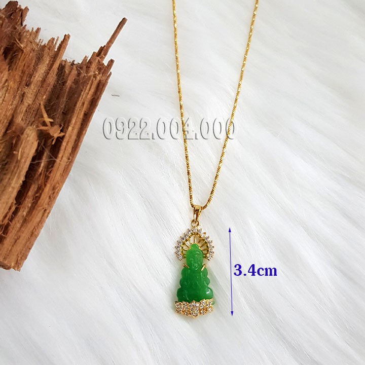 Dây chuyền mặt tượng bồ tát, dây chuyền nữ MZ1672.