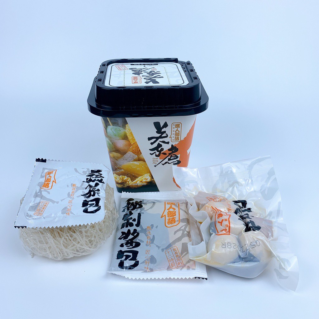  Lẩu Cốc Viên Hải Sản Full Topping, lẩu ăn liền thơm ngon - Hộp 154gr | BigBuy360 - bigbuy360.vn
