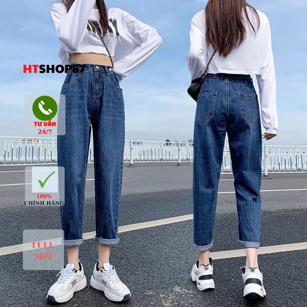 Quần bò jean nữ Unisex mẫu mới nhất 2022 HTJean