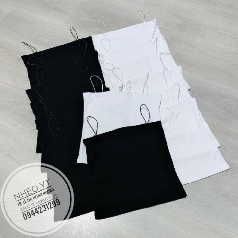 ÁO 2 DÂY , ÁO 2 DÂY NỮ ĐẸP 100% cotton đen trắng | BigBuy360 - bigbuy360.vn