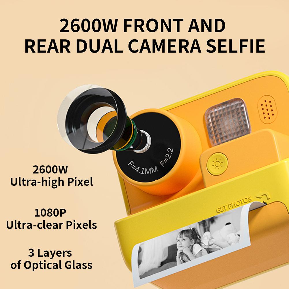 Máy Ảnh Kỹ Thuật Số Ống Kính Kép Hd 1080p Làm Quà Sinh Nhật Vui Nhộn Cho Bé
