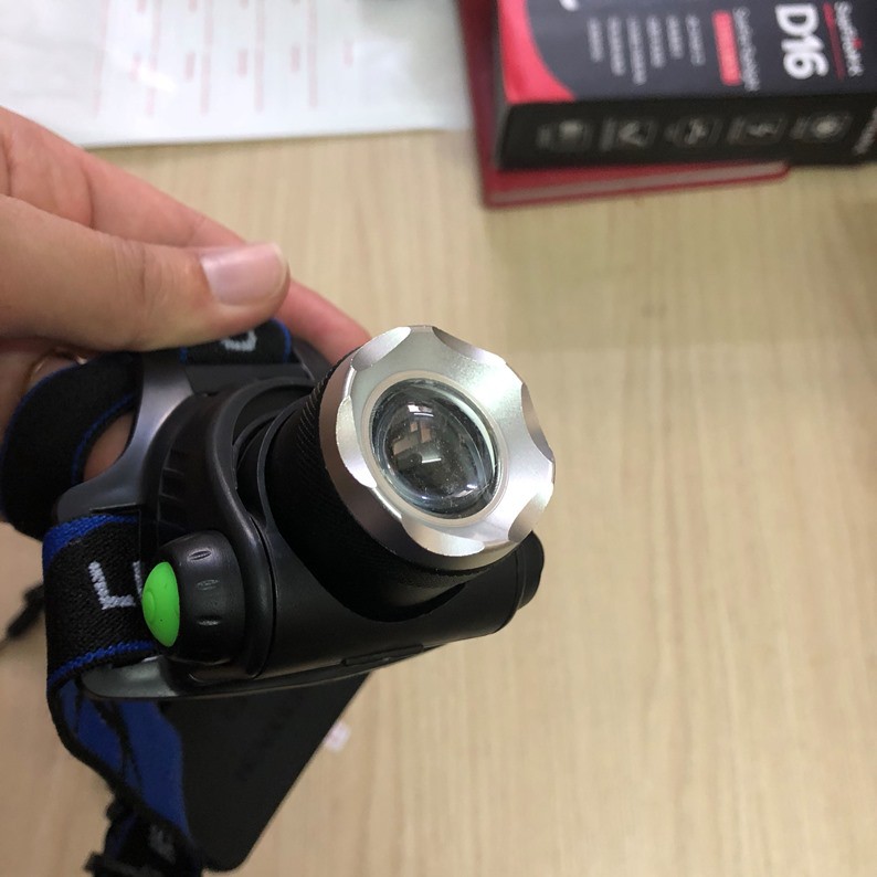 Đèn Pin siêu sáng đội đầu 1 bóng led, zoom xa gần