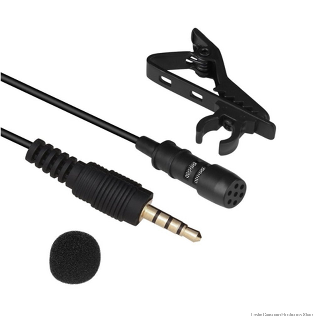 Micro Andoer GW-510C mini kẹp áo có dây thích hợp cho máy ảnh DSLR iPhone Andro