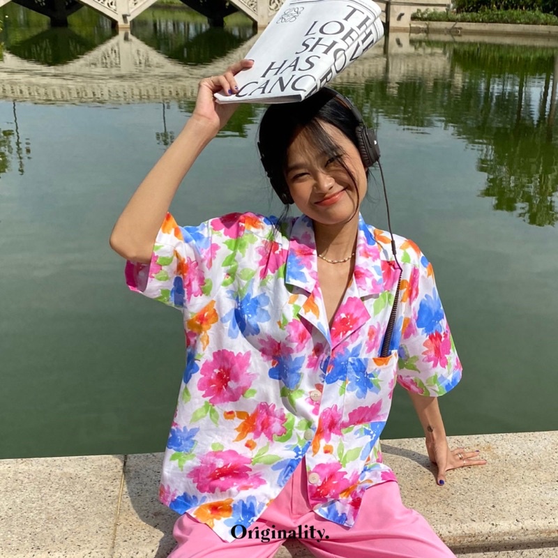 ÁO SƠMI HOẠ TIẾT HOA - HAWAI SHIRT