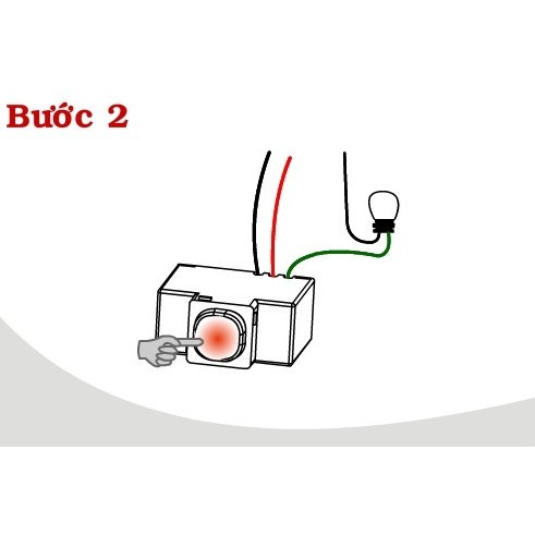 Công tắc điều khiển từ xa bằng remote sóng RF315MHz - TPE RC1P, có thể lắp mặt PANASONIC