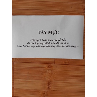 Tẩy mưc siêu sạch