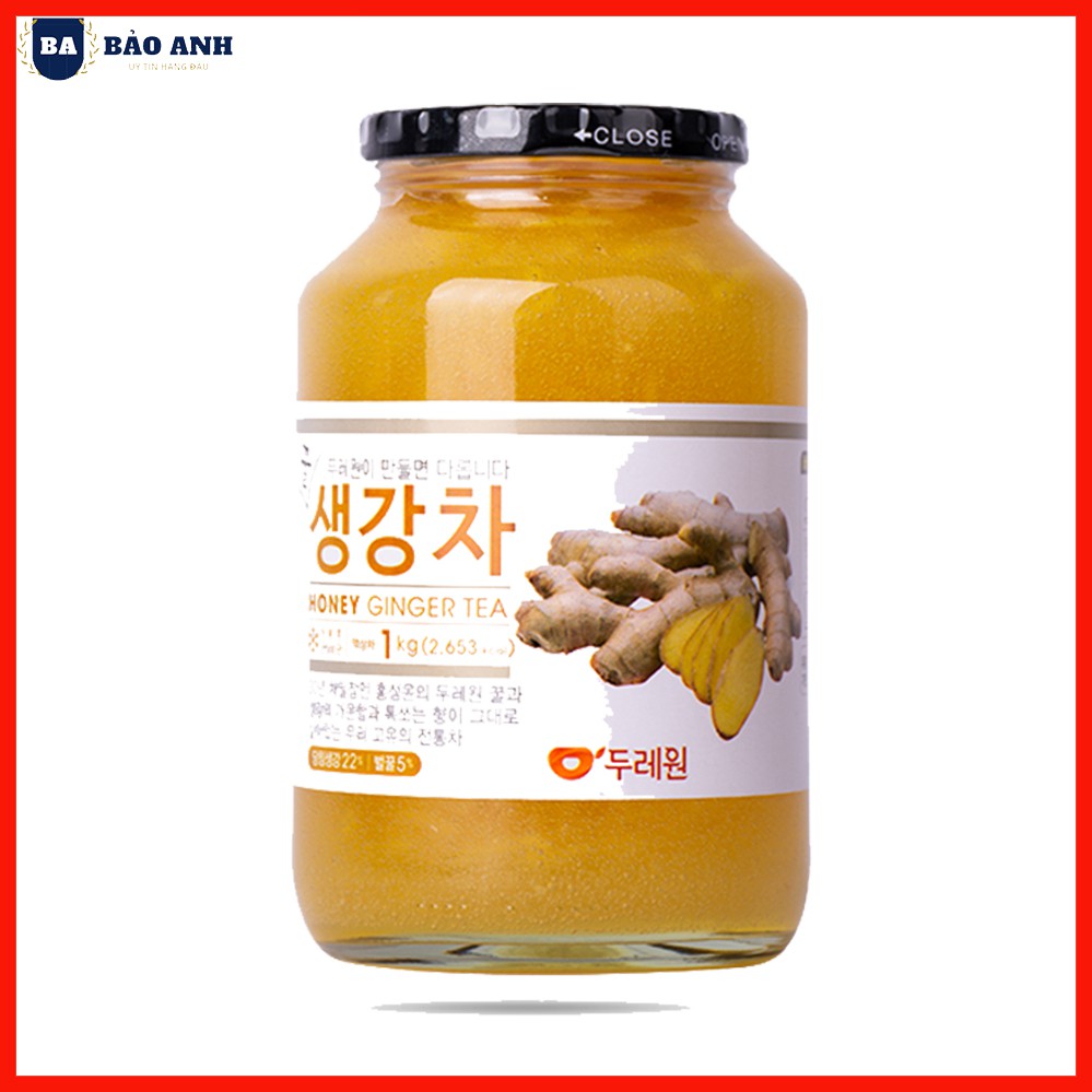 Trà gừng Mật Ong Dooraewon 1kg Hàn Quốc Loại Thơm Ngon - BẢO ANH