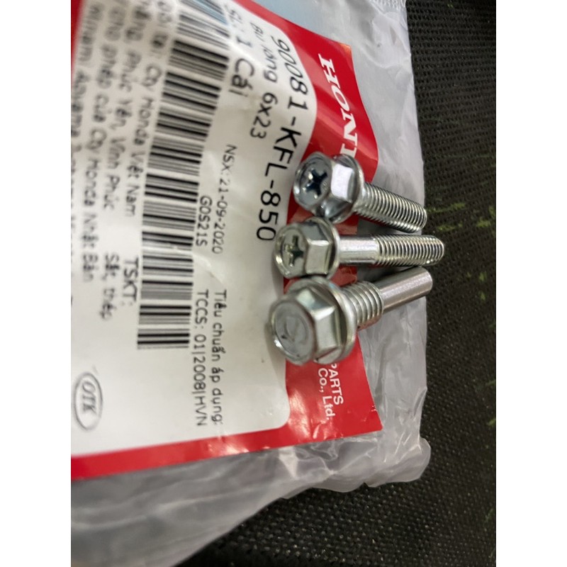 Bộ ốc nối hơi và bắt trung gian xe dream wave việt