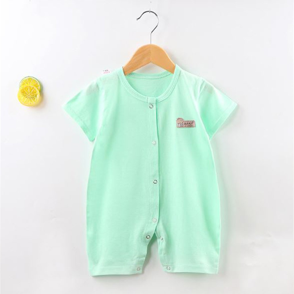 Body đùi cho bé trai gái sơ sinh bodysuit cho bé cộc tay xuất Hàn cotton cúc giữa từ 5-13kg - BDC04